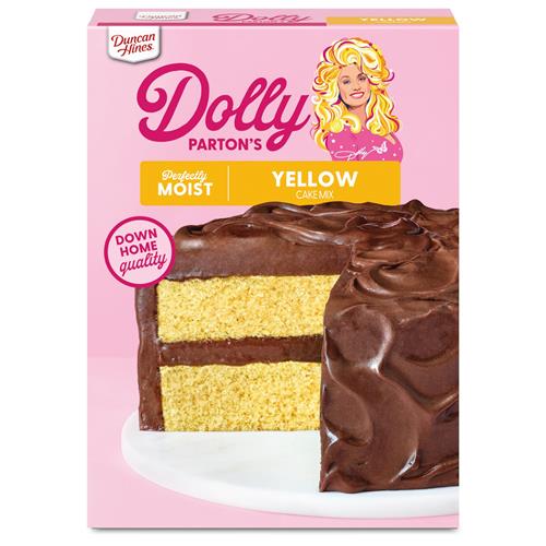 Préparation pour gâteau jaune Favorite de Dolly Parton de Duncan Hines, 432 g.