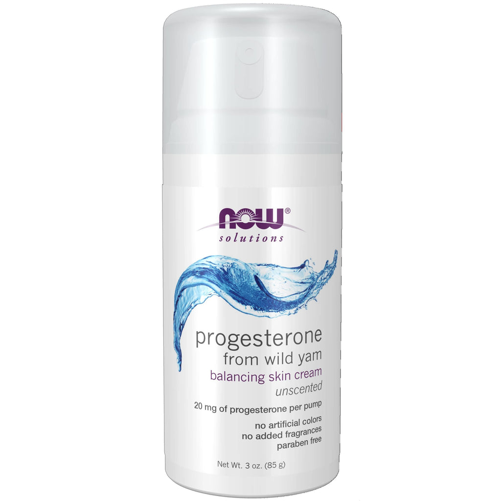 Now Solutions Crème cutanée équilibrante à la progestérone naturelle non parfumée 3 oz - 3338 - Paquet de 5