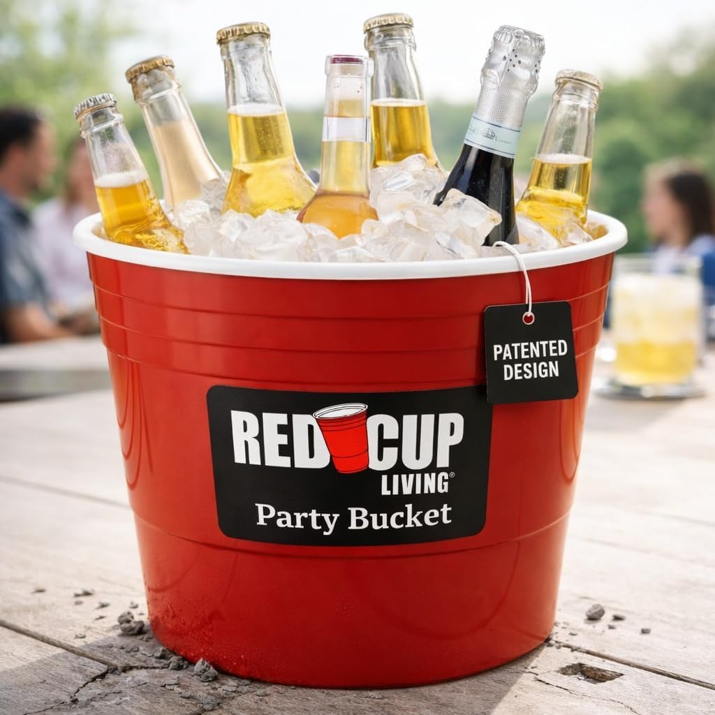 Seau à glaçons pour fête | Seau de fête incassable grande capacité | Conception durable et robuste