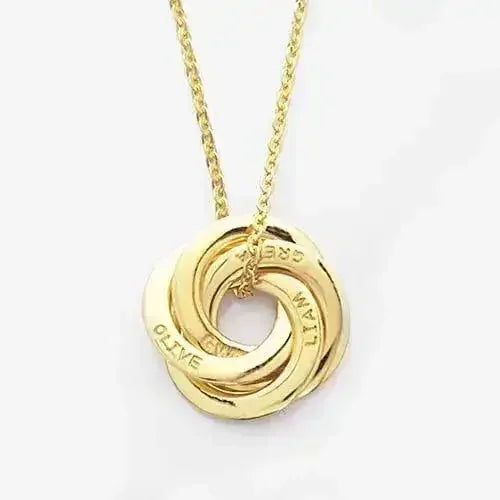 Bijoux personnalisés pour maman, Collier prénoms d'enfants, Collier pour mère