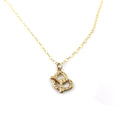 Collier Pendentif Bretzel Délicat – Chaîne en Or Rempli 14 carats | Cadeau Gourmand Fait Main