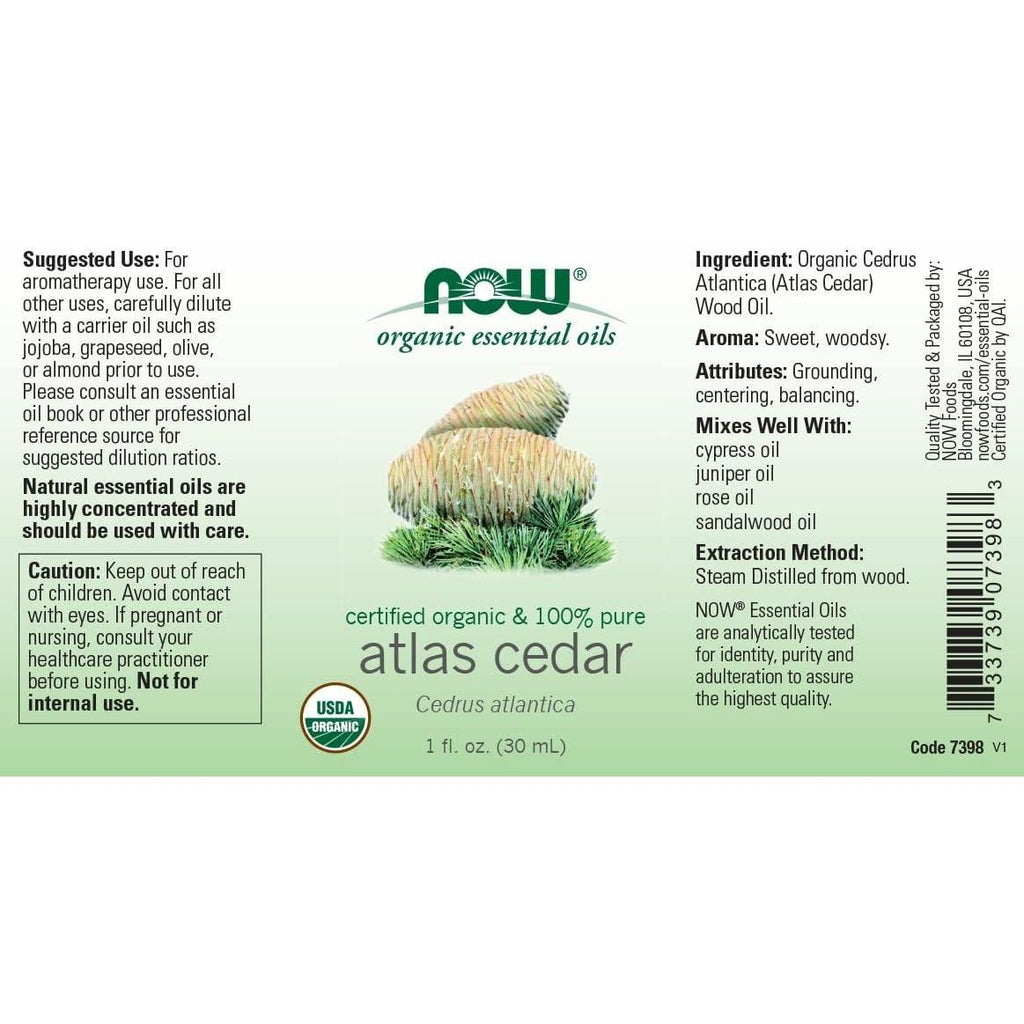 Now Huiles Essentielles Cèdre de l'Atlas Bio 30 ml - 7398