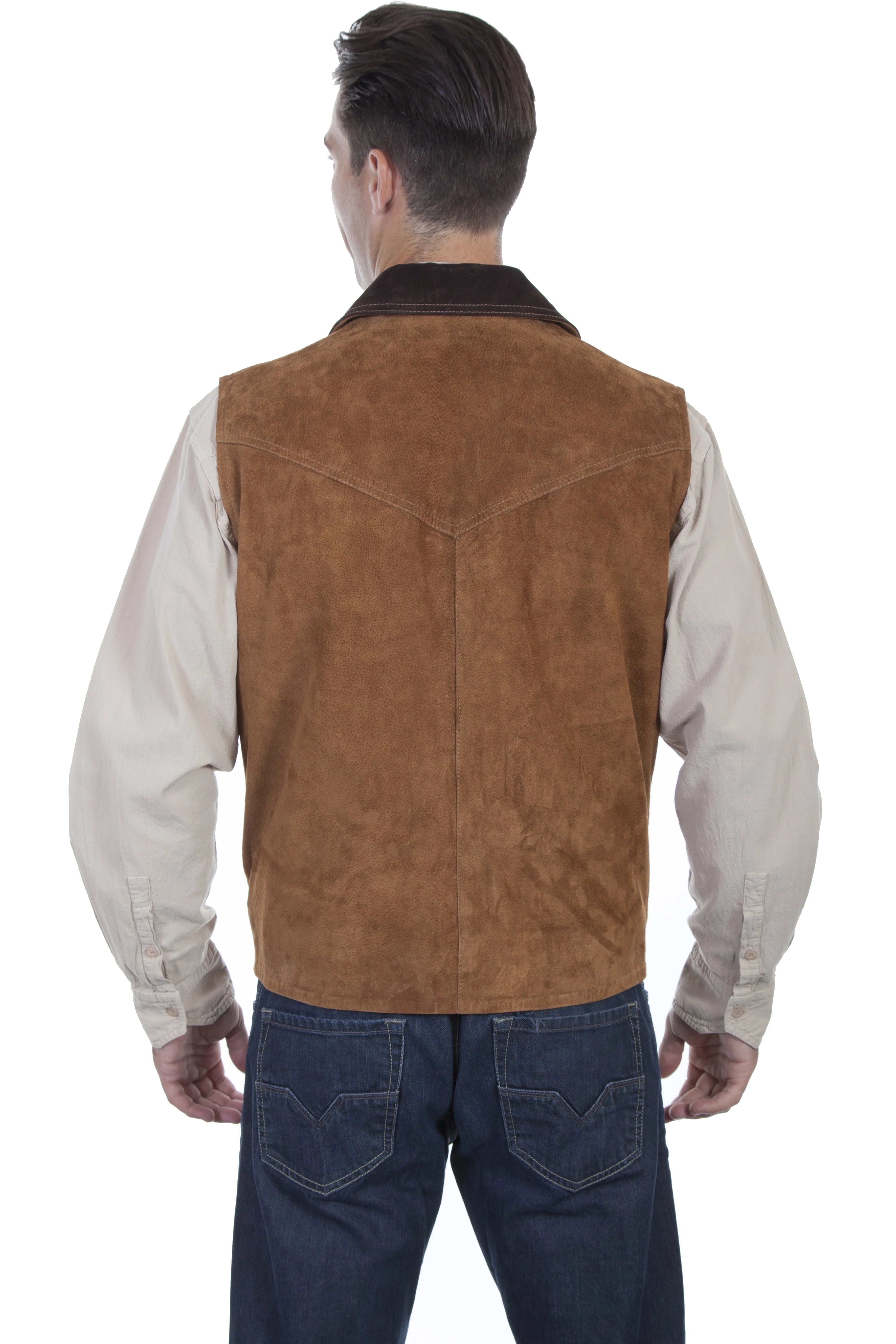 Scully Dusty Ridge (621 Calf Suede) – Gilet pour hommes