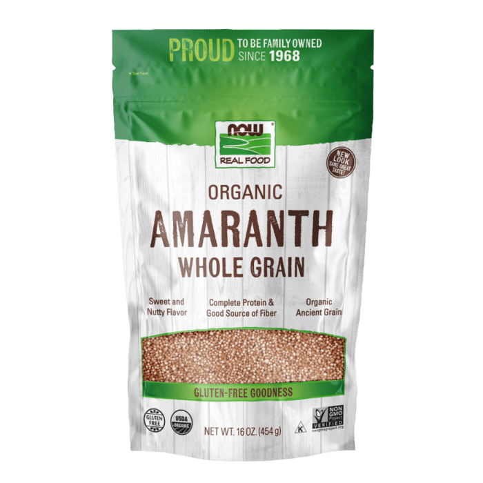 Now Living Now Grains d'amarante biologiques 454g - 6211