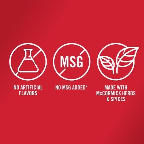 Mélange d'assaisonnement pour tacos McCormick, 30 % moins de sodium, sans glutamate monosodique ajouté, sans arômes artificiels, pour tacos, nachos, fajitas et plus, 28 g