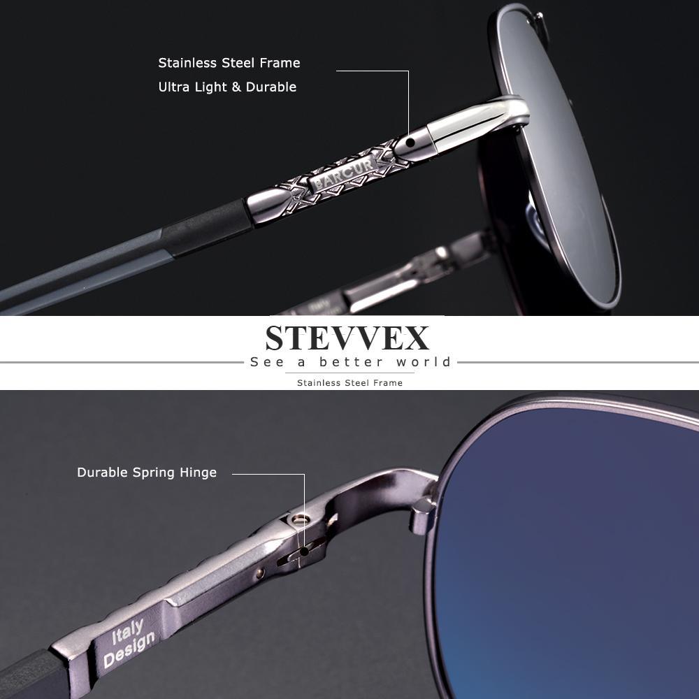 Lunettes de soleil rétro vintage élégantes de luxe pour hommes, de haute qualité, polarisées, de pilote aviateur, rétro classiques, avec protection UV400