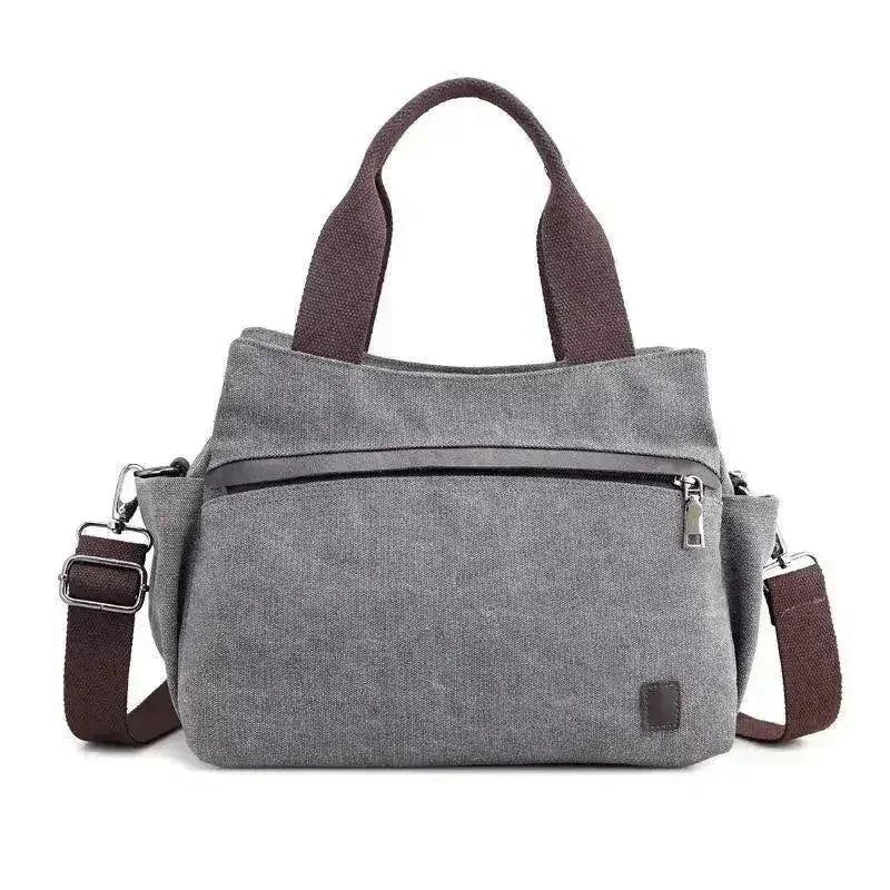 Sac bandoulière en toile vintage pour femme