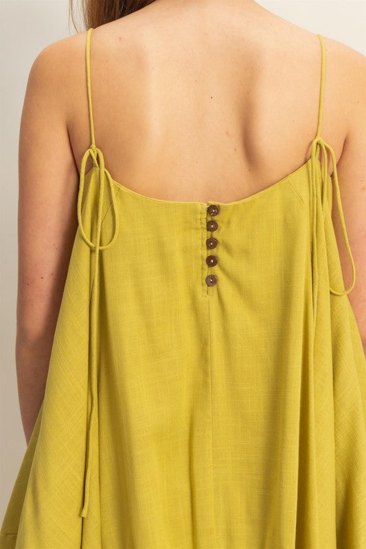 Nouvelle Robe Courte d'Été Trapèze Fluide à Bretelles et Poches pour Femme – Robe Décontractée et Chic à Bretelles Fines avec Poches Fonctionnelles pour un Look Estival Décontracté