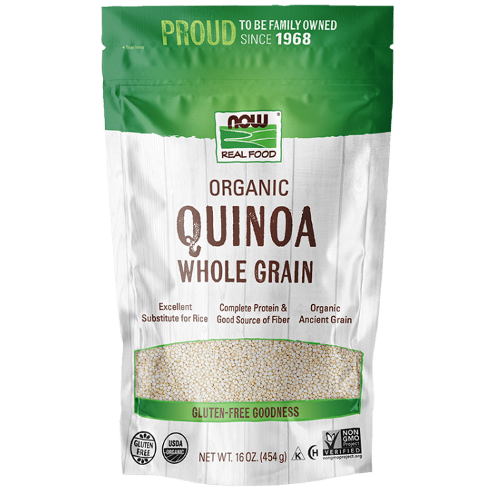Now Real Food Quinoa Whole Grain Organic 16oz - 6311