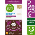 Simple Truth 70% Cacao No Sugar Added Dark Chocolate Bar 3.5 oz