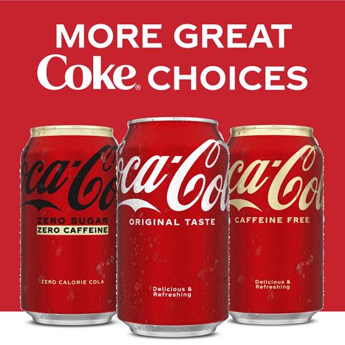 Coca-Cola Sans Caféine, 355 mL, Paquet de 12