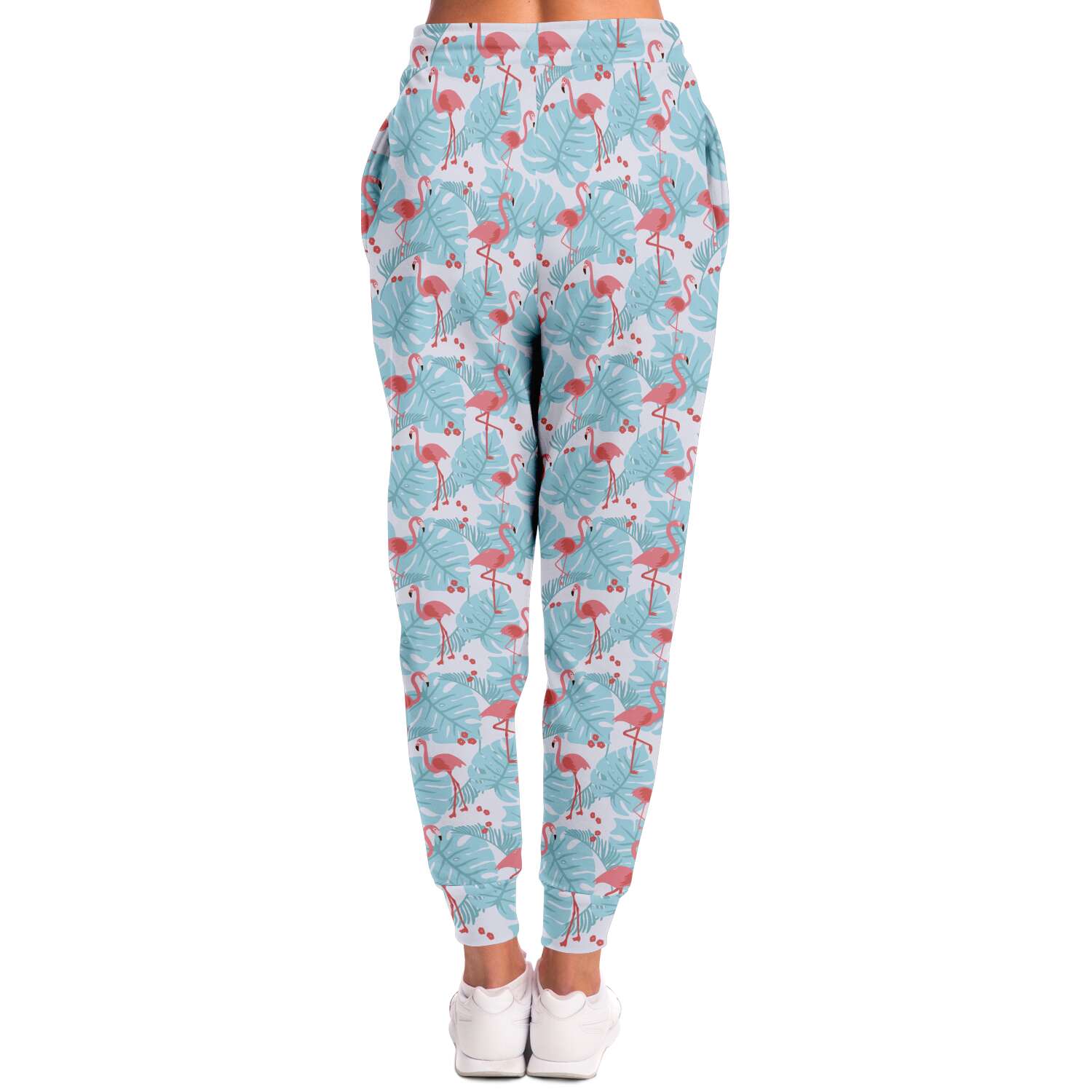 Joggers Flamant Bleu Fleuri