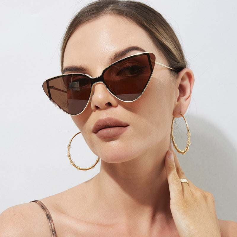 Lunettes de soleil œil-de-chat rétro – Verres vintage et élégants
