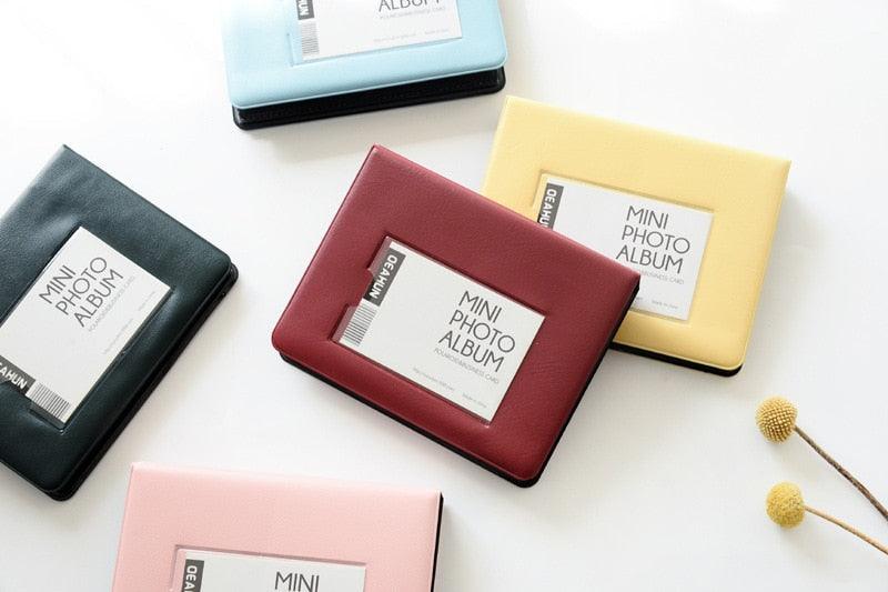 Mini album photo instantané Polaroid 64 pochettes pour film Mini 7s 8 25 50s 90, album Polaroid rechargeable, cadeau de Saint-Valentin, cadeau d'anniversaire