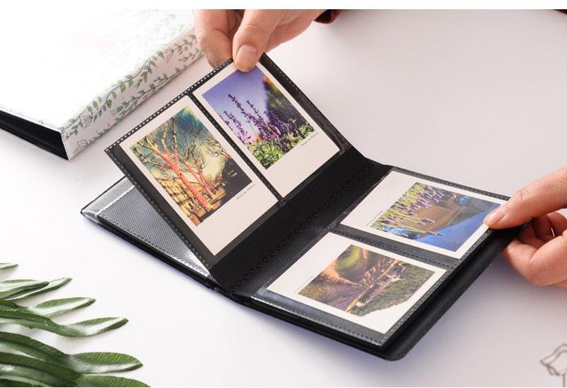 Mini album photo instantané Polaroid 64 pochettes pour film Mini 7s 8 25 50s 90, album Polaroid rechargeable, cadeau de Saint-Valentin, cadeau d'anniversaire