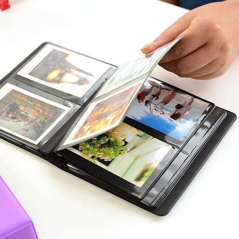 Mini album photo instantané Polaroid 64 pochettes pour film Mini 7s 8 25 50s 90, album Polaroid rechargeable, cadeau de Saint-Valentin, cadeau d'anniversaire