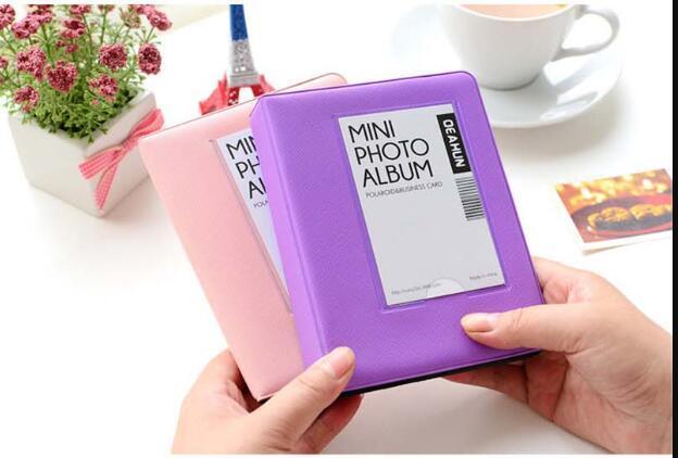 Mini album photo instantané Polaroid 64 pochettes pour film Mini 7s 8 25 50s 90, album Polaroid rechargeable, cadeau de Saint-Valentin, cadeau d'anniversaire