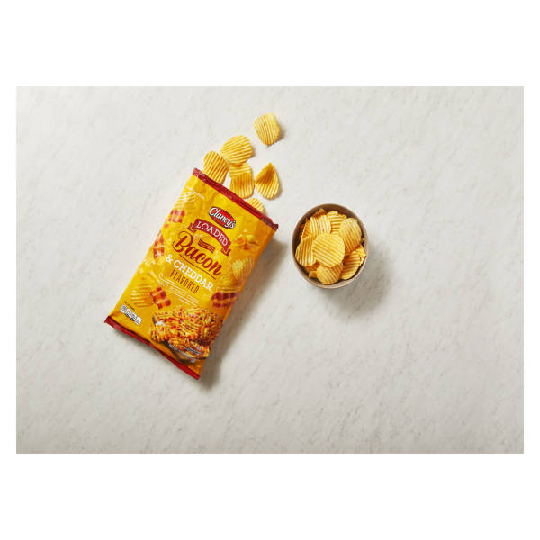 Croustilles ondulées au bacon et au cheddar Clancy's Loaded, 269 g