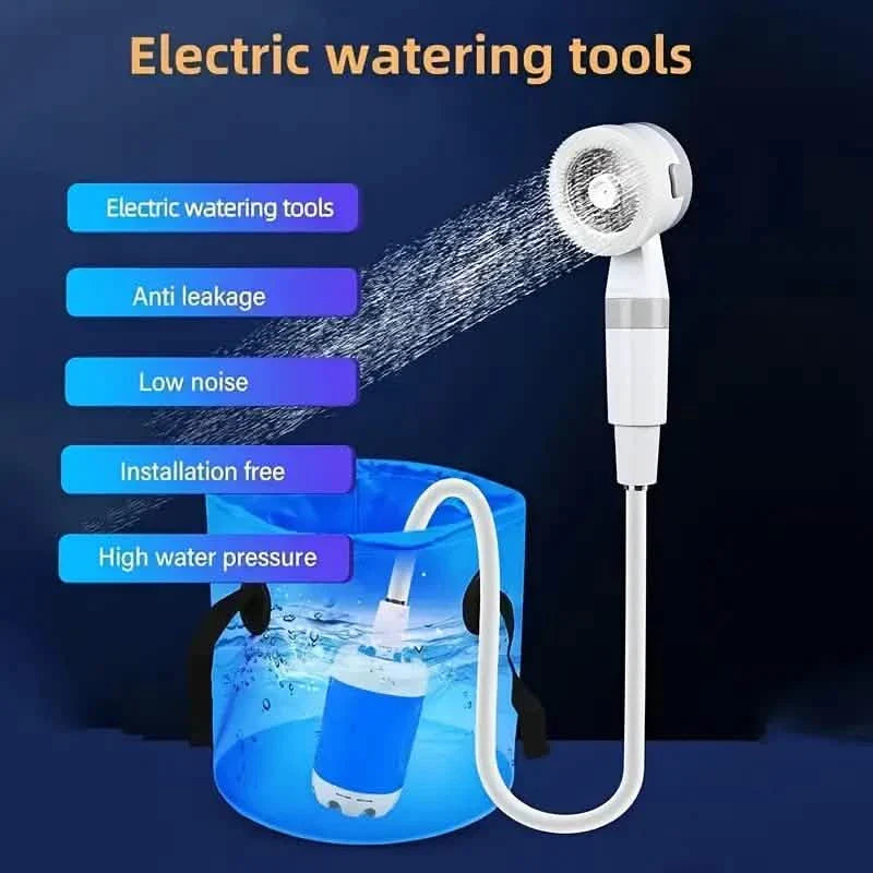 Système d'arrosage portable rechargeable – Douche extérieure et bain de camping