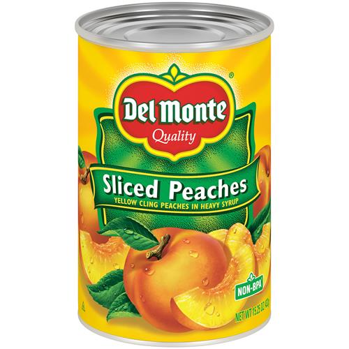 Pêches en tranches Del Monte, variété Yellow Cling, 432 g