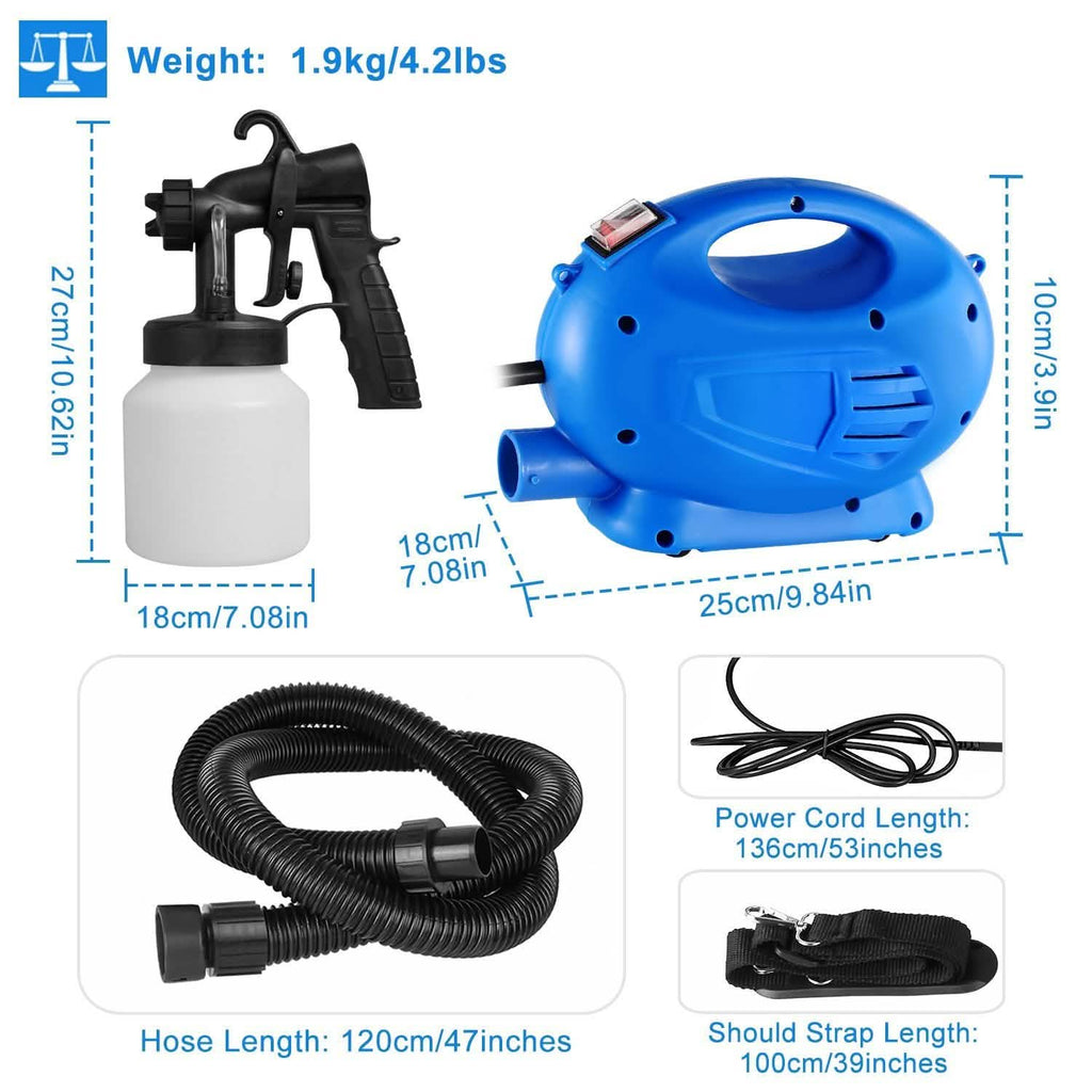 Pulvérisateur de peinture 650 W/800 ML