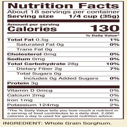 Farine de Sorgho Bob's Red Mill, 624 g (Lot de 1) - Grains Entiers, Végane, Casher