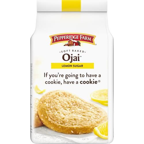 Biscuits sablés moelleux au citron Ojai de Pepperidge Farm, sac de 243 g (8 biscuits)