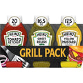 Heinz Ketchup Tomate, Relish Sucrée et Moutarde Jaune, Pack Grillade, Lot de 3