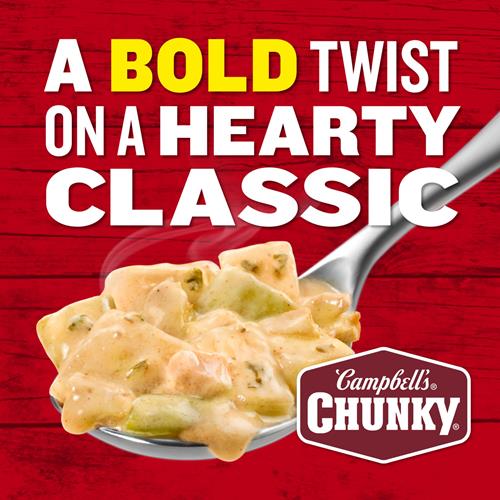 Campbells Chunky Soup, Soupe de palourdes assaisonnée Old Bay, Canette de 533 g