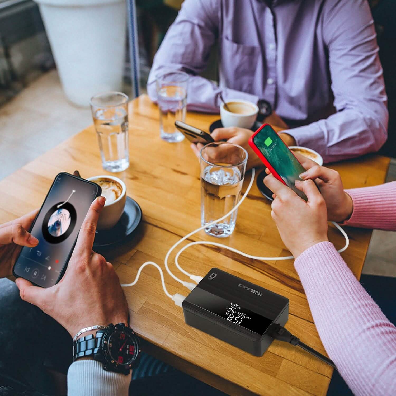 Chargeur mural rapide 65W à 4 ports USB