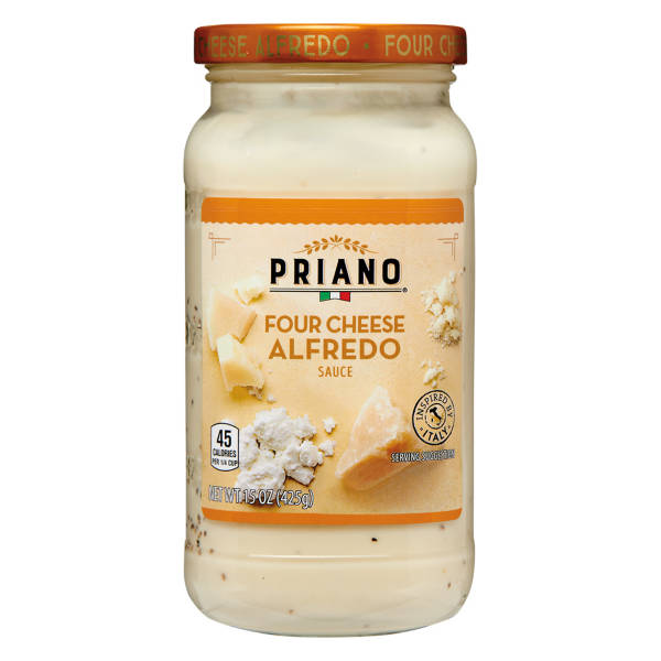 Sauce Alfredo quatre fromages Priano, 425 g