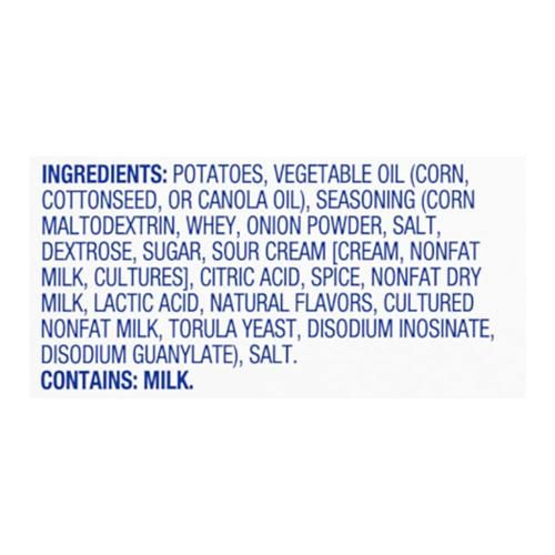Croustilles au goût crème sûre et oignon format familial 354 g de marque Kroger