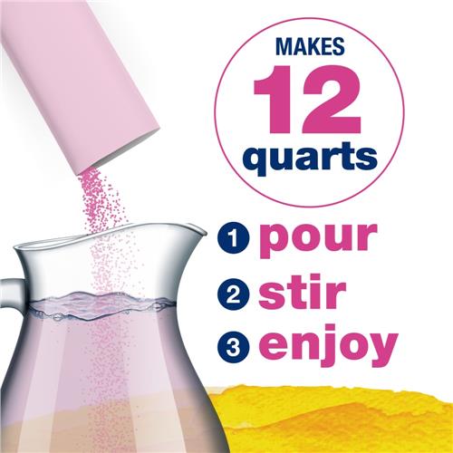 Kroger Lite Limonade Framboise Zéro Sucre en Poudre Sachets pour Boisson Instantanée 6 sachets / 9,3 g
