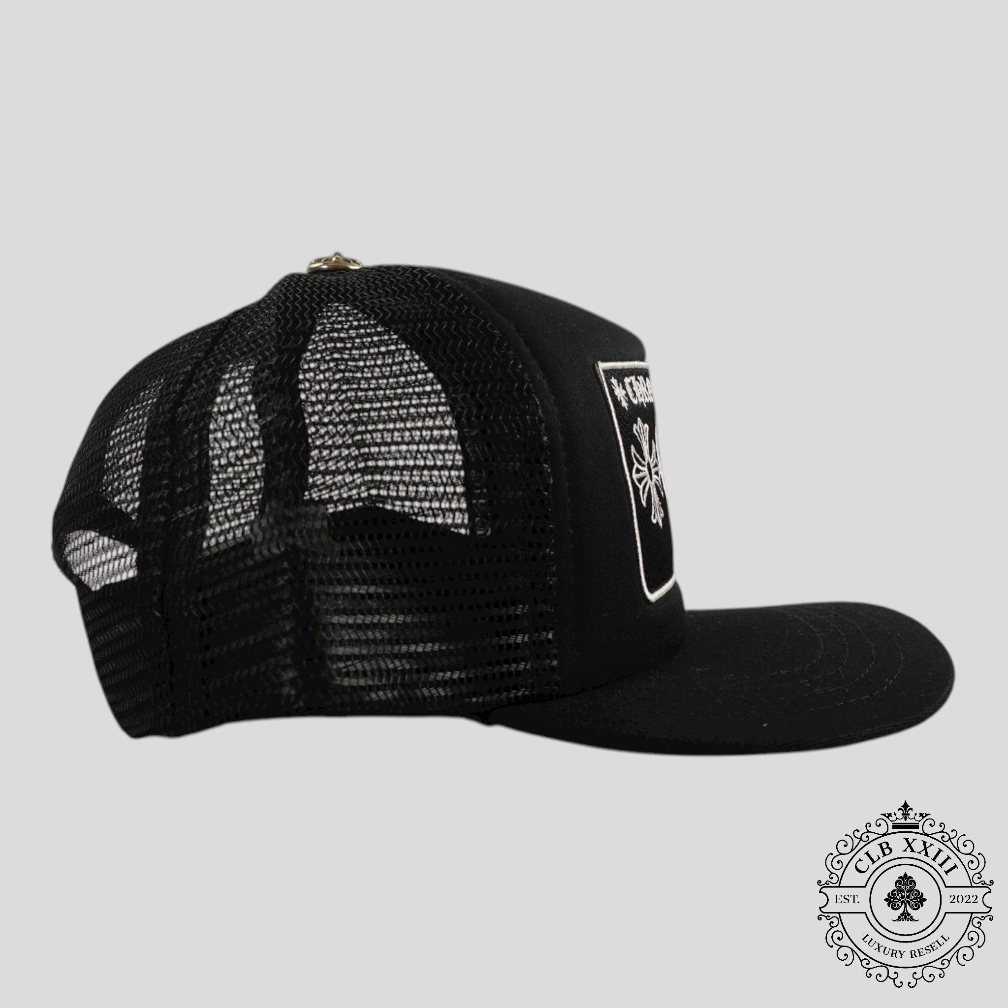 Casquette Trucker Chrome Hearts Miami Exclusive CH Patch noire