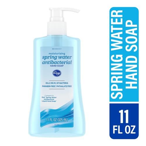 Savon liquide antibactérien pour les mains Kroger parfum eau de source 325 ml