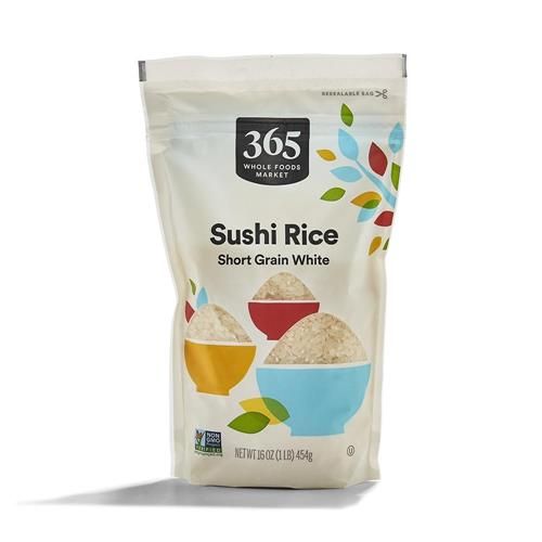 Whole Foods Market, Riz blanc à grains courts pour sushi, 453 g