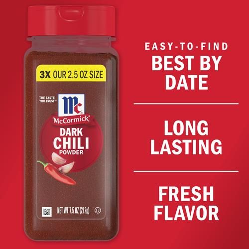 Poudre de Chili Foncé McCormick, 7,5 oz