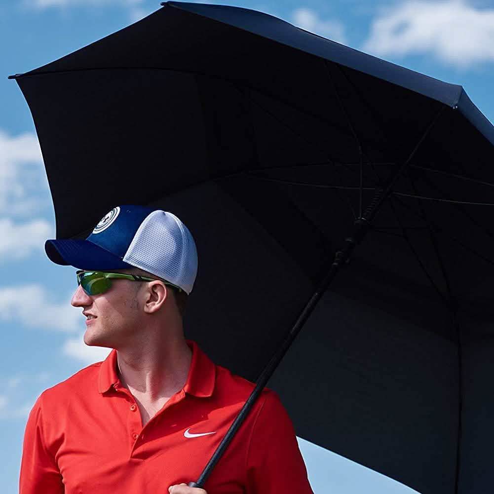 Parapluie de golf à ouverture automatique de 173 cm - Noir