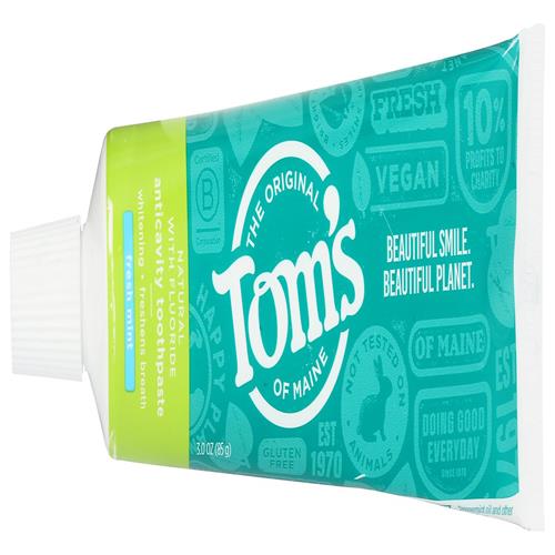Toms Of Maine, Dentifrice anti-caries format voyage - Menthe fraîche, 85 g