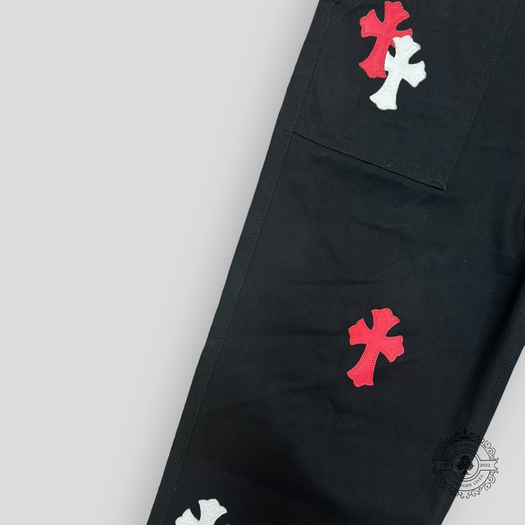 Pantalon cargo Chrome Hearts à croix brodées