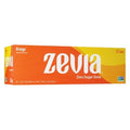 Zevia Zero Sugar Soda, Orange, canettes de 355 ml (paquet de 12)