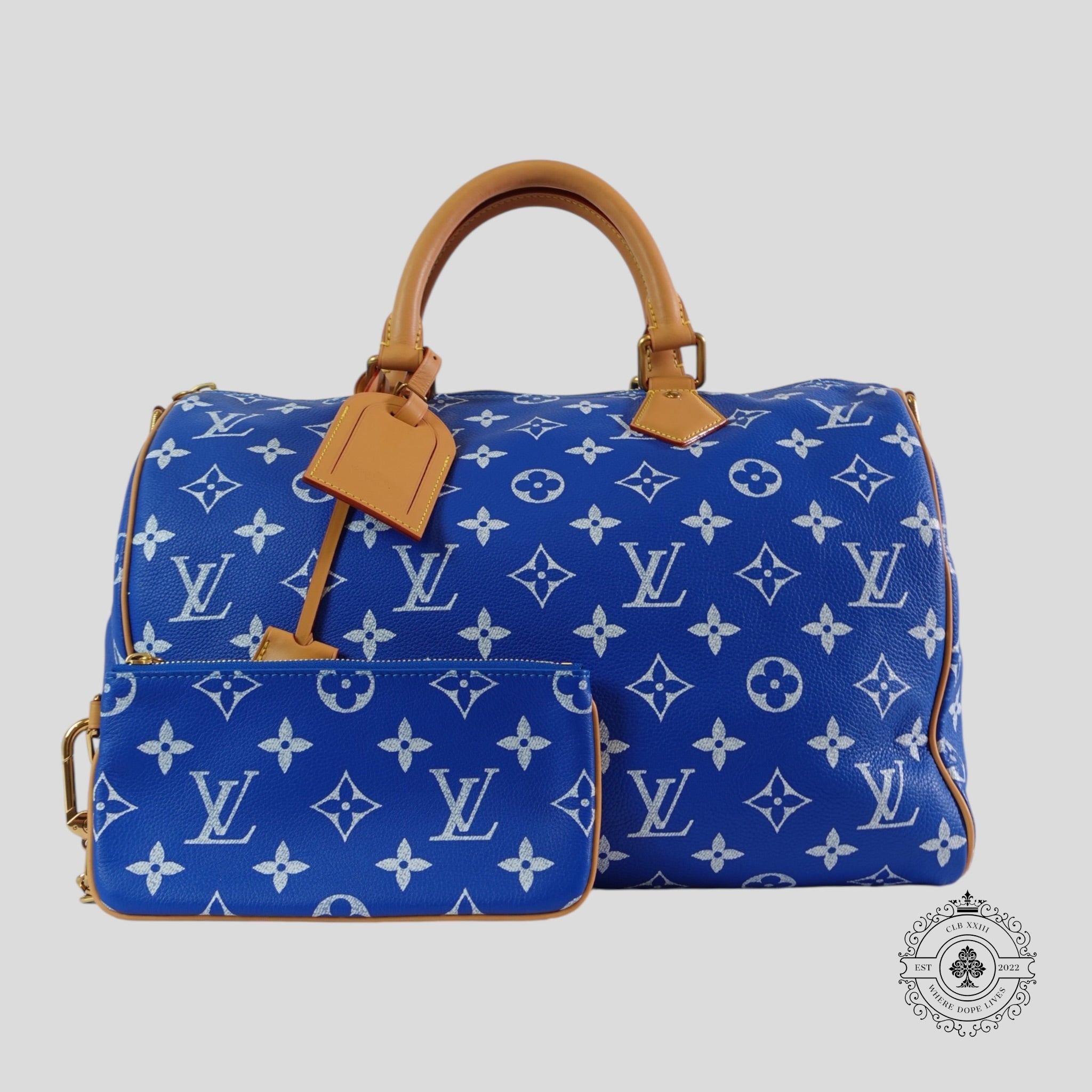 Louis Vuitton Speedy P9 Bandoulière 40 Bleu