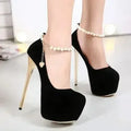 Escarpins compensés à talons hauts - Stilettos confortables - Des chaussures pour le travail et les soirées