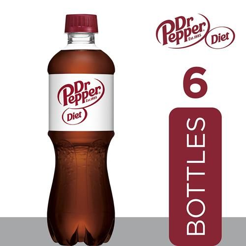 Diet Dr Pepper, Bouteilles de 0,5 L (Paquet de 6)
