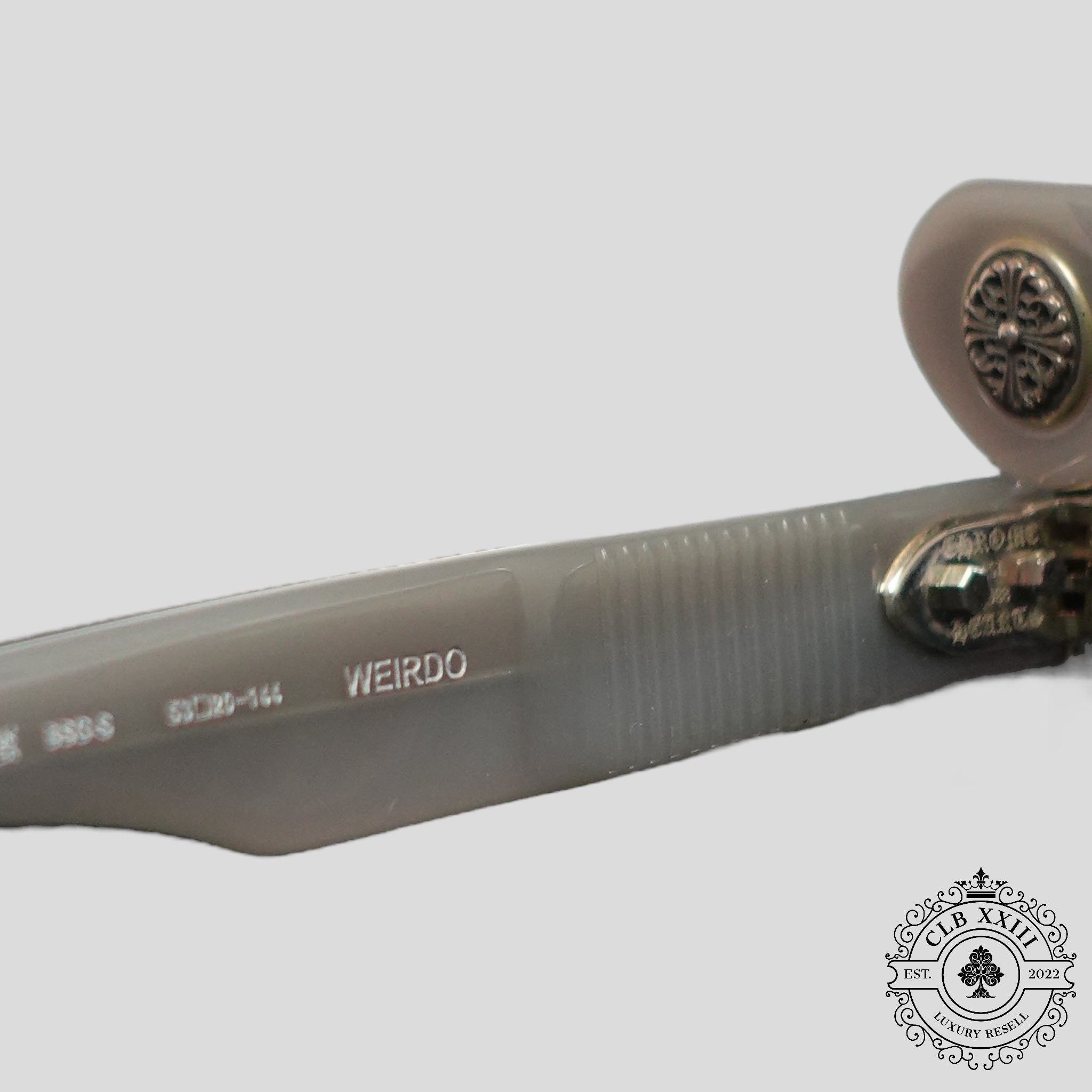 Lunettes de soleil Chrome Hearts Weirdo Grises