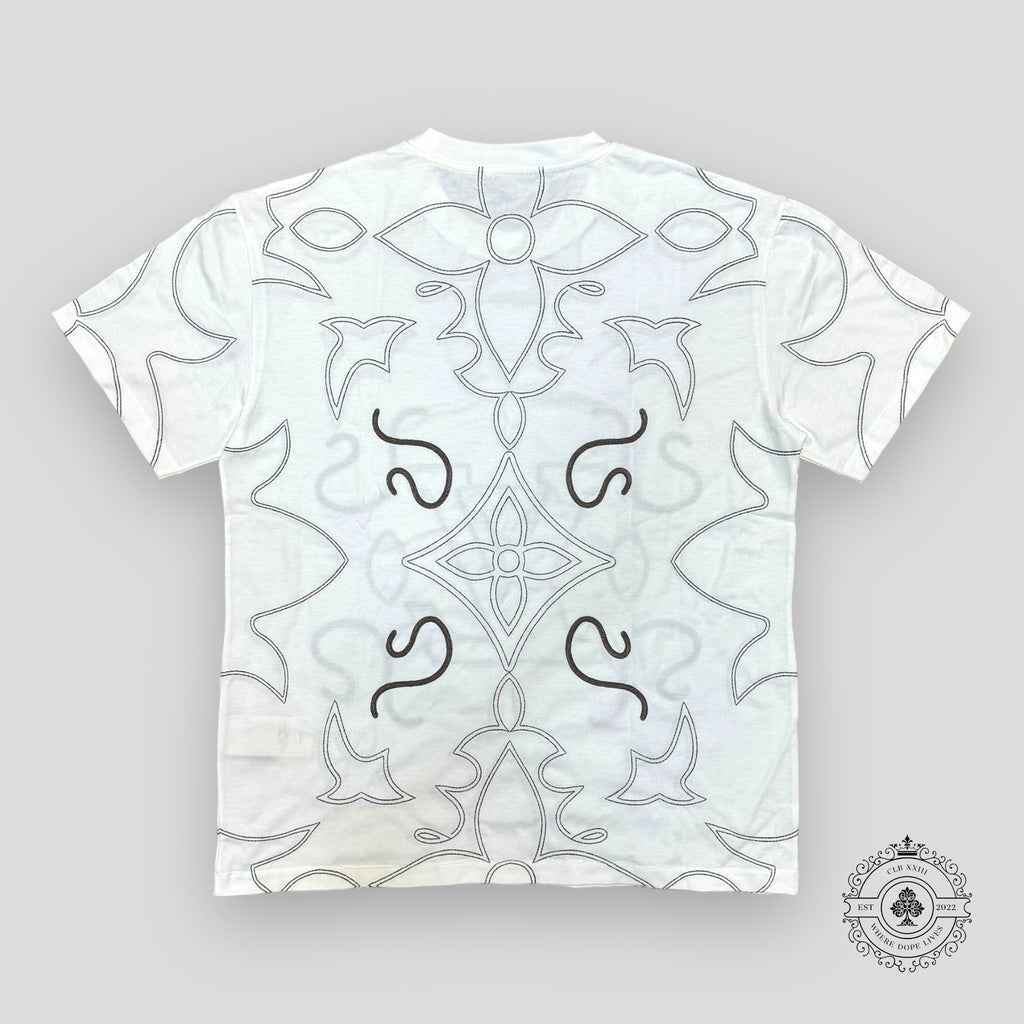 Chemise en coton brodé Louis Vuitton