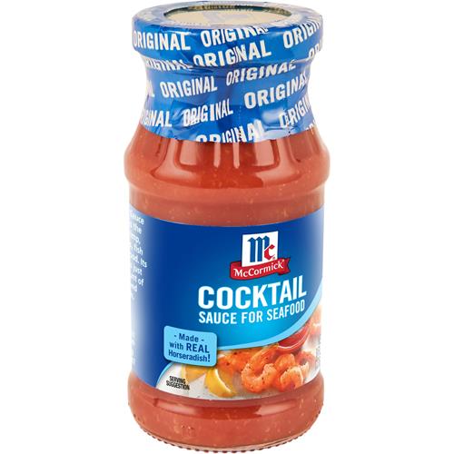 Sauce cocktail McCormick pour fruits de mer, 236 ml