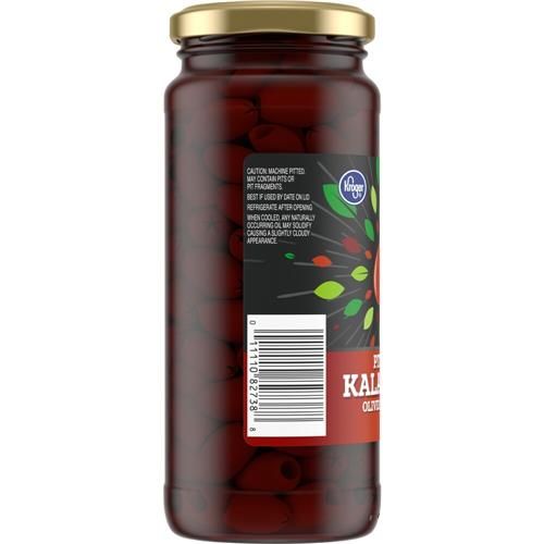 Olives Kalamata dénoyautées en saumure Kroger 170 g