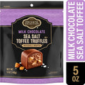 Truffes au caramel au beurre et au chocolat au lait de sélection privée avec sel de mer 5 oz