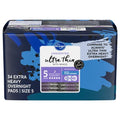 Serviettes hygiéniques Kroger Ultra Mince Nuit Protection Extra Abondante Non Parfumées 34 unités